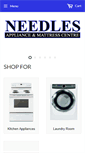 Mobile Screenshot of needlesappliance.com